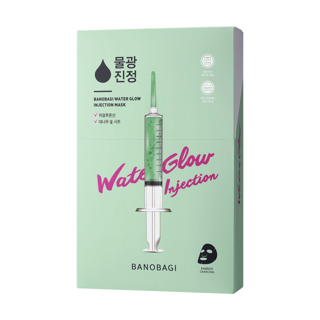 Зволожувальна тканинна маска для обличчя Banobagi Water Glow Injection Mask, 10*30 г