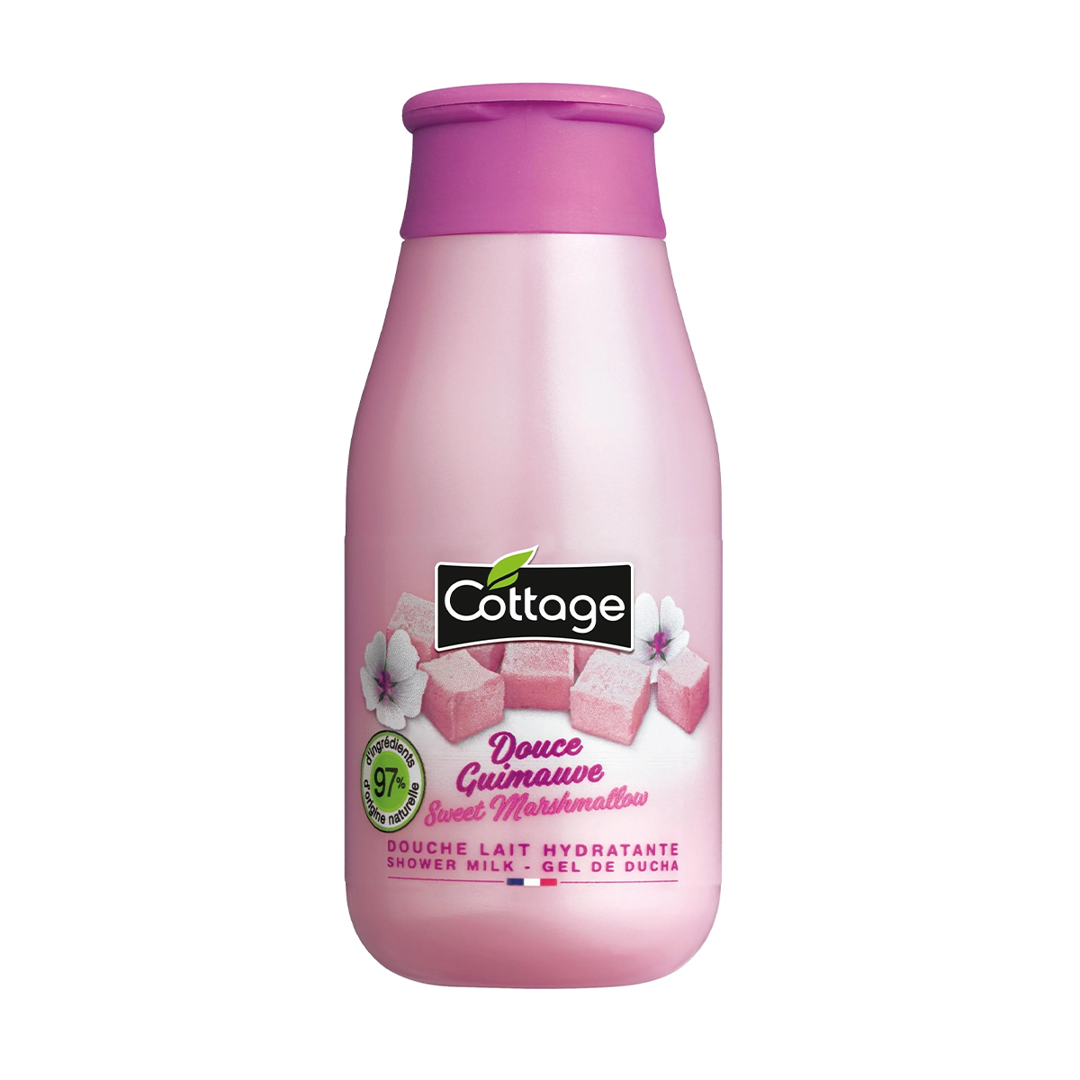 Зволожувальне молочко для душу Cottage Moisturizing Shower Milk, Sweet Marshmallow, 50 мл