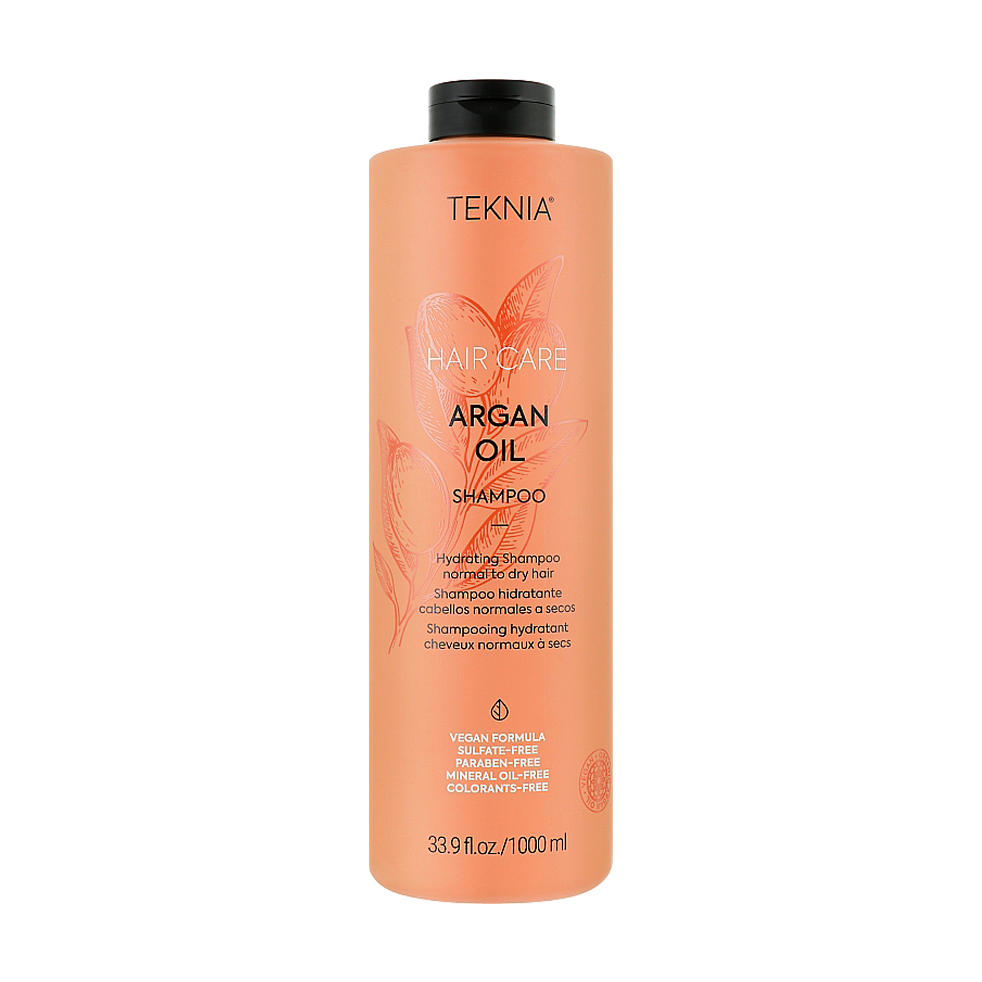 Зволожувальний аргановий шампунь для волосся Lakme Teknia Argan Oil Shampoo, 1 л