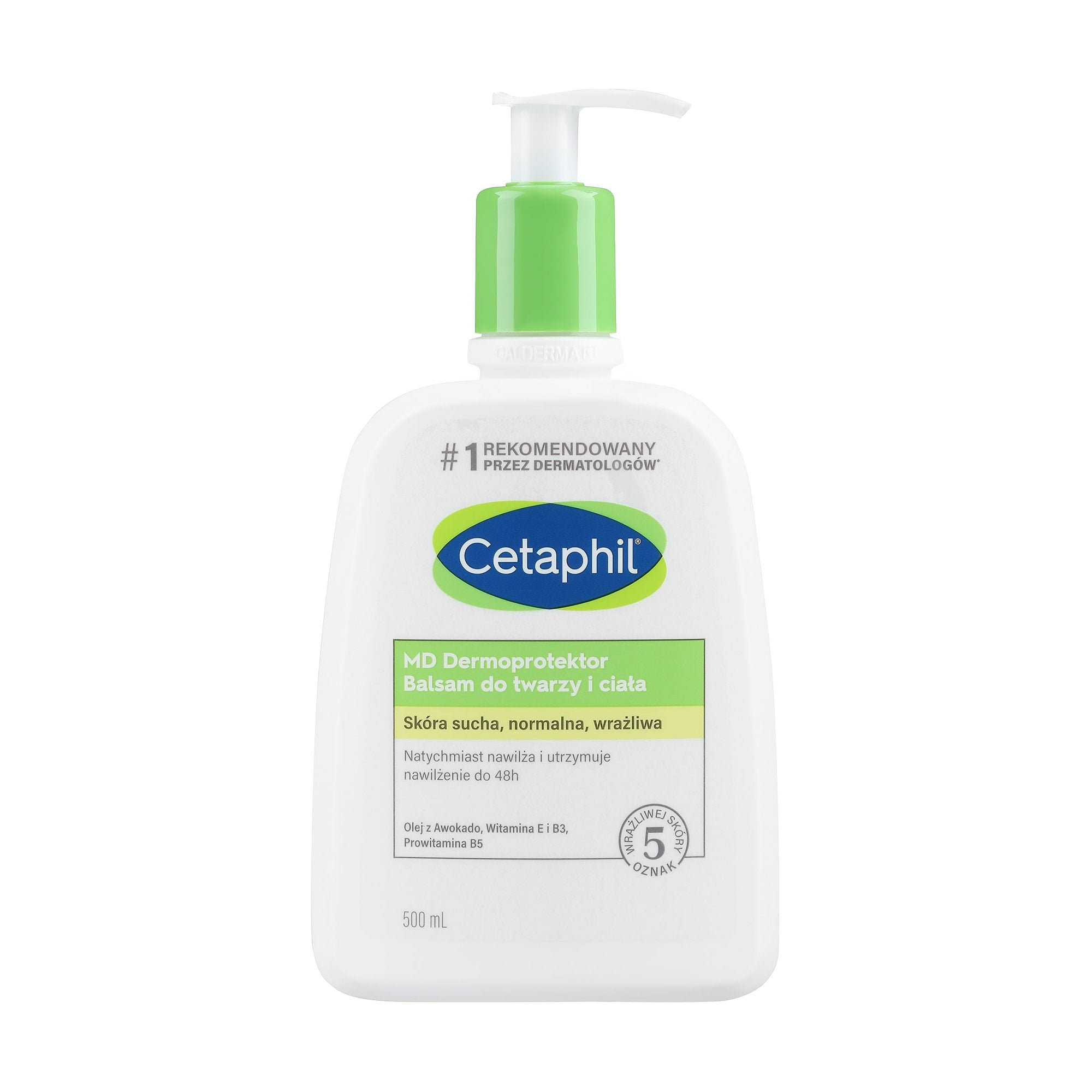 Зволожувальний бальзам для обличчя та тіла Cetaphil MD Dermoprotektor, 500 мл