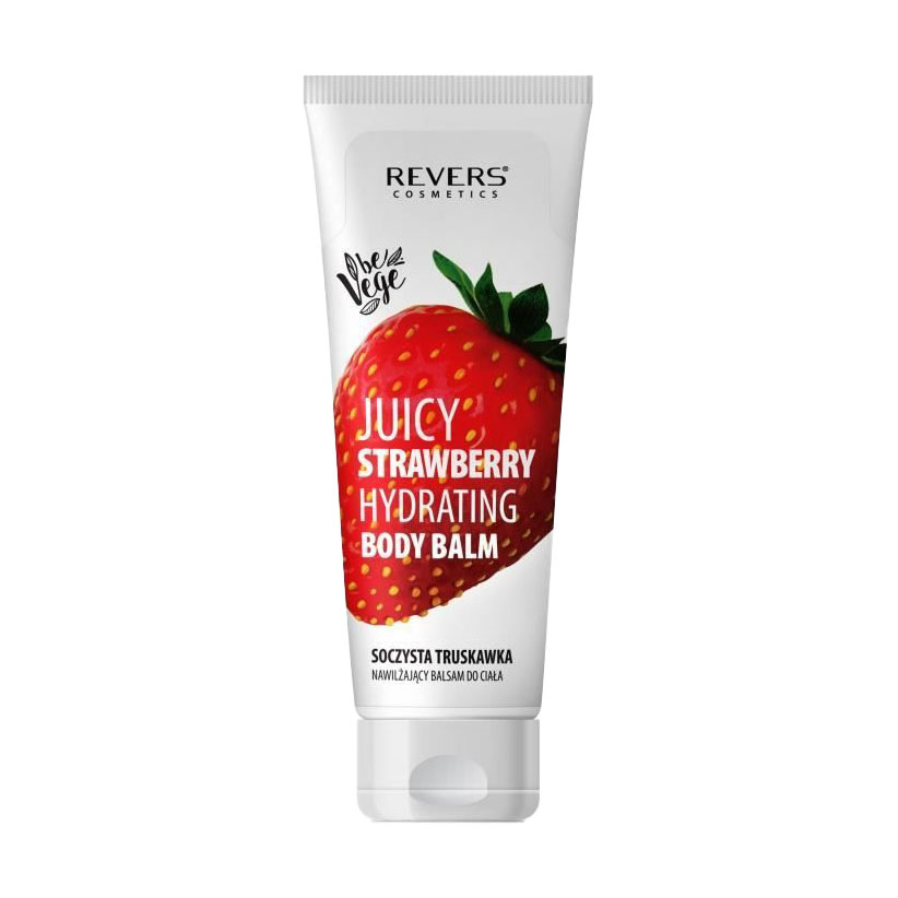 Зволожувальний бальзам для тіла Revers Cosmetics Juicy Strawberry Hydrating Body Balm, 250 мл
