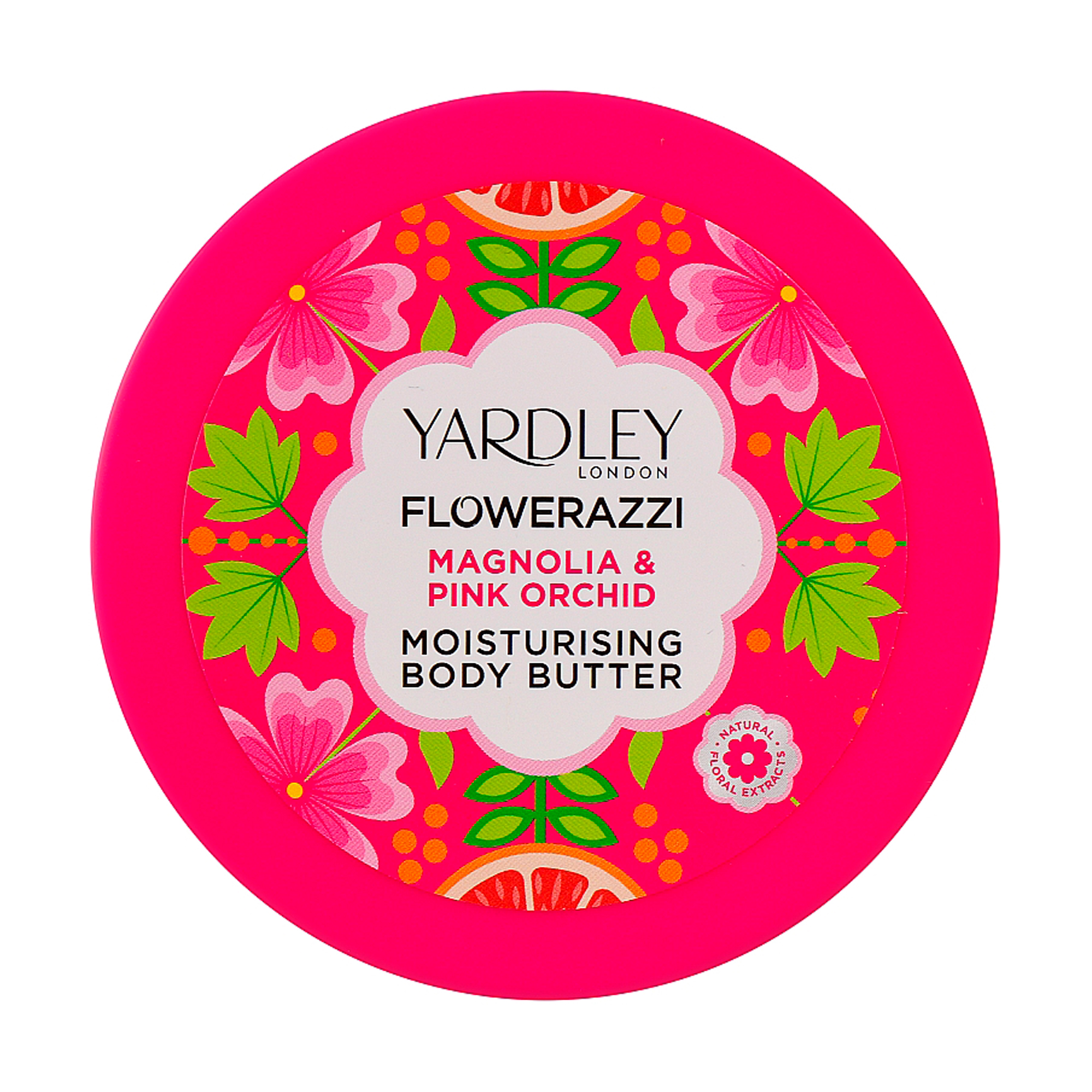 Зволожувальний батер для тіла Yardley Flowerazzi Magnolia &amp; Pink Orchid Moisturising Body Butter, 200 мл
