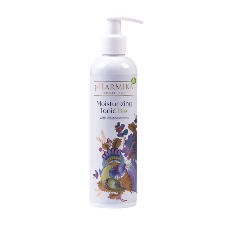 Зволожувальний біотонік для обличчя pHarmika Moisturizing Tonic Bio з фітоекстрактами, 250 мл