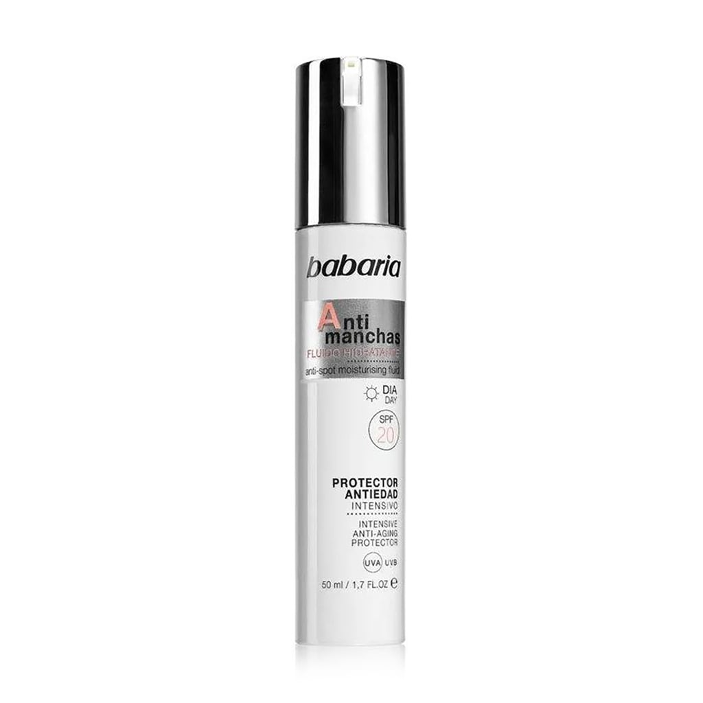 Зволожувальний флюїд для обличчя, шиї та декольте Babaria Anti-Spot Moisturising Fluid, SPF 20, проти пігментних плям, 50 мл