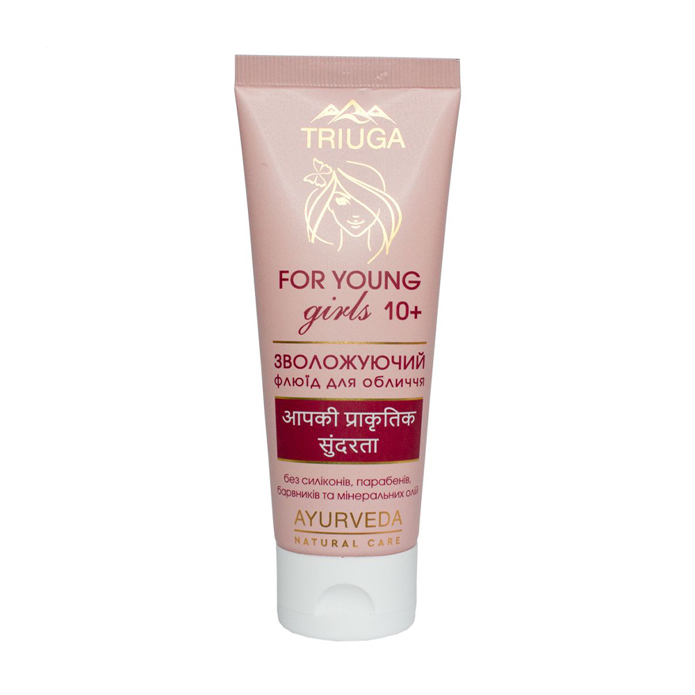 Зволожувальний флюїд для обличчя Triuga Ayurveda For Young Girls 10+, 75 мл