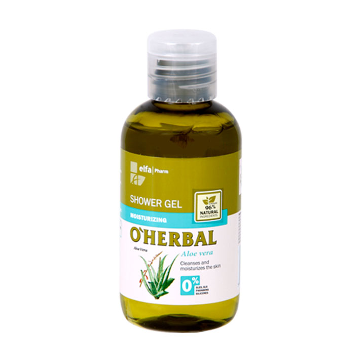 Зволожувальний гель для душу O'Herbal з екстрактом алое вера, 75 мл