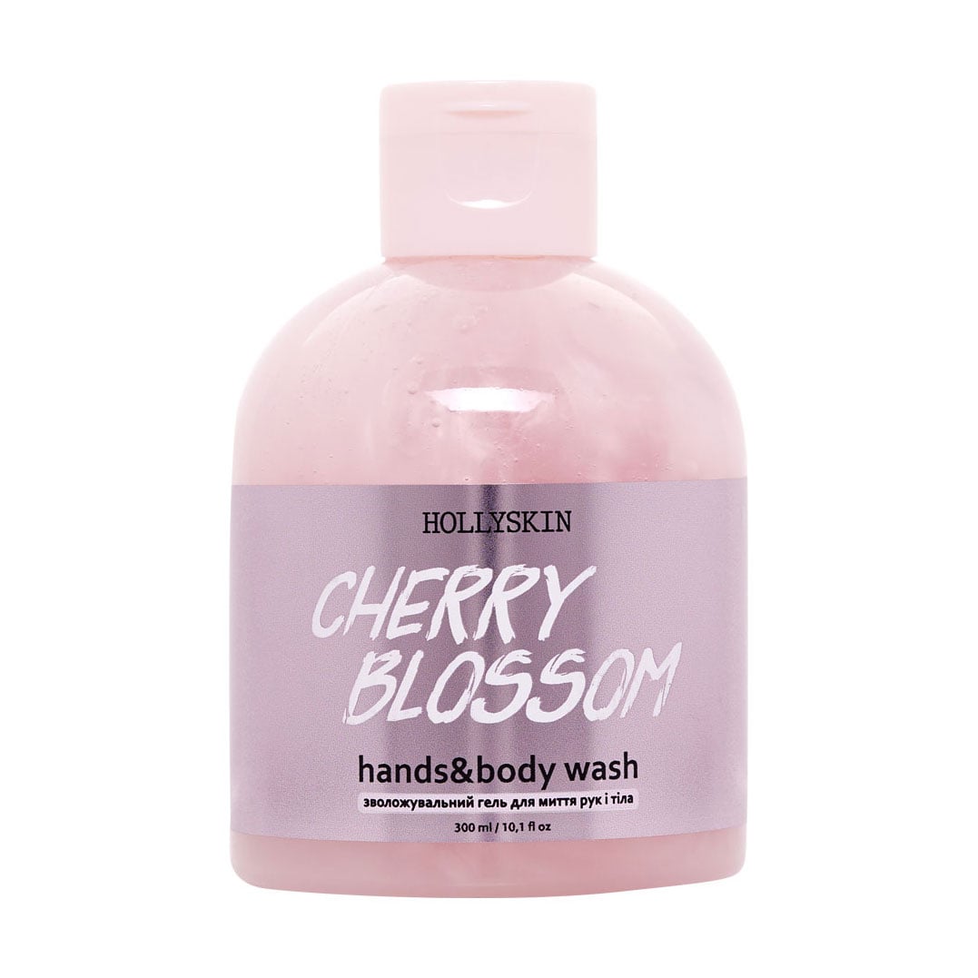 Зволожувальний гель для миття рук та тіла Hollyskin Hands&amp;Body Wash Cherry Blossom, 300 мл