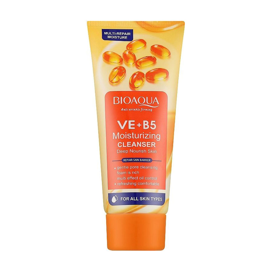 Зволожувальний гель для вмивання Bioaqua VE + B5 Moisturizing Cleanser, 100 г