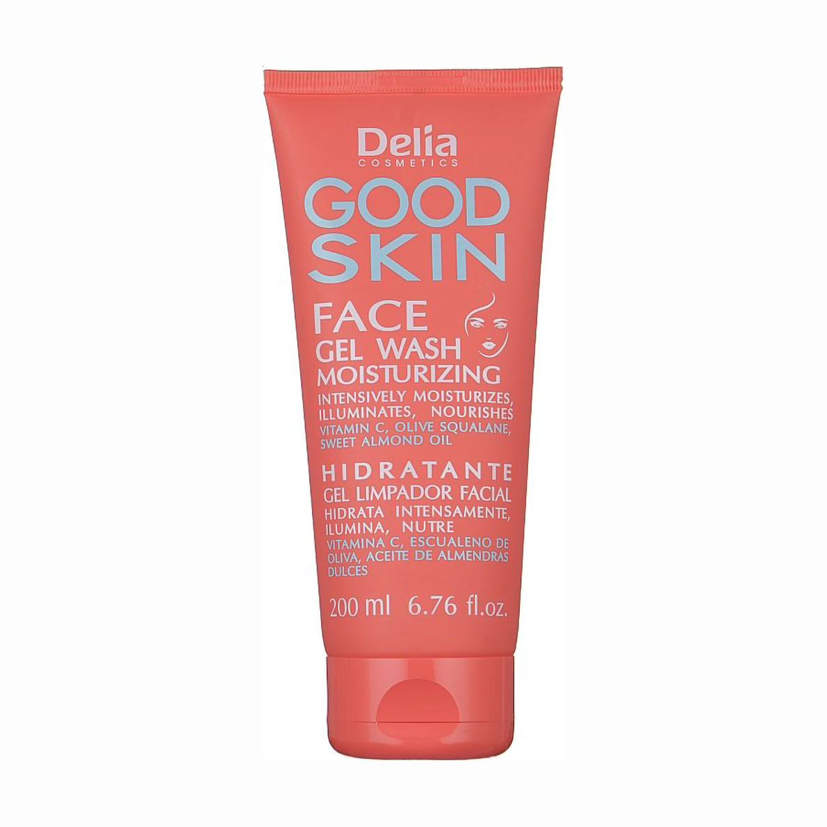 Зволожувальний гель для вмивання Delia Cosmetics Good Skin Face Gel Wash Moisturizing, 200 мл
