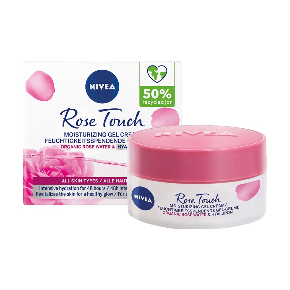 Зволожувальний гель-крем для обличчя NIVEA Rose Touch Moisturizing Gel Cream для всіх типів шкіри, 50 мл