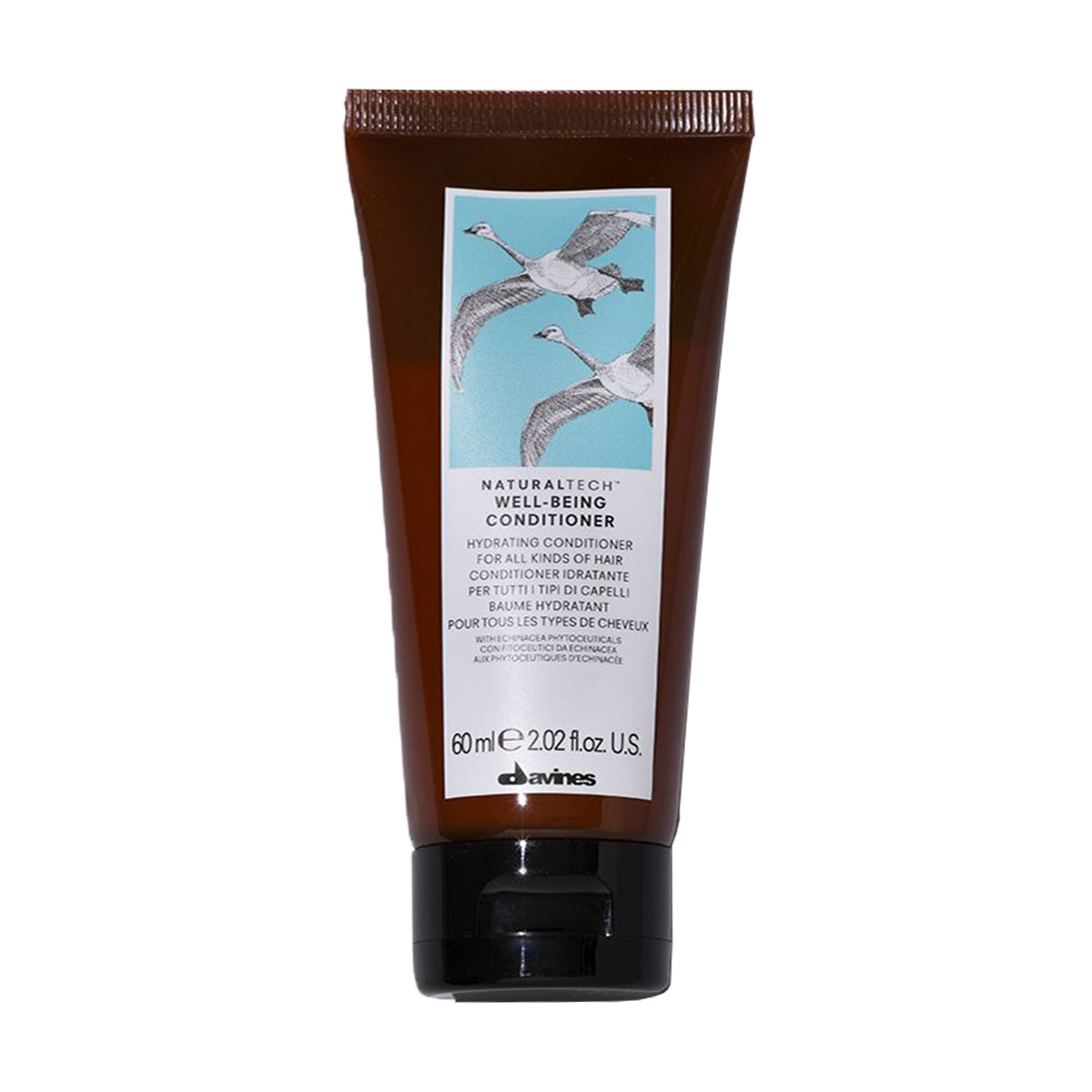 Зволожувальний кондиціонер для волосся Davines NaturalTech Well-Being Conditioner, 60 мл