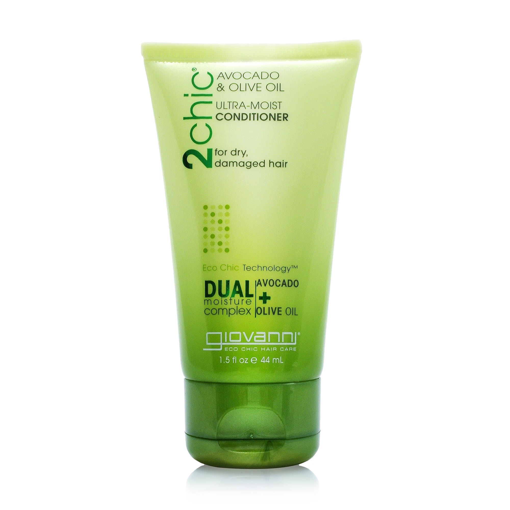 Зволожувальний кондиціонер Giovanni 2chic Ultra-Moist Conditioner Avocado &amp; Olive Oil для сухого та пошкодженого волосся, 44 мл