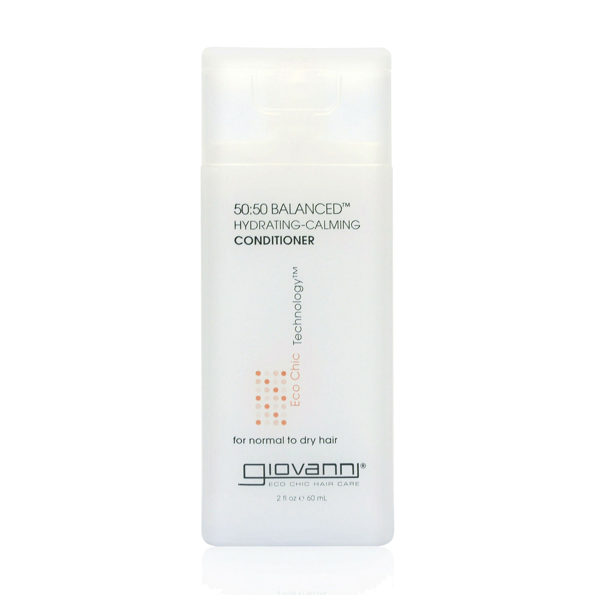 Зволожувальний кондиціонер Giovanni Eco Chic Technology Hydrating-Calming 50:50 Balanced Conditioner для нормального та сухого волосся, 60 мл
