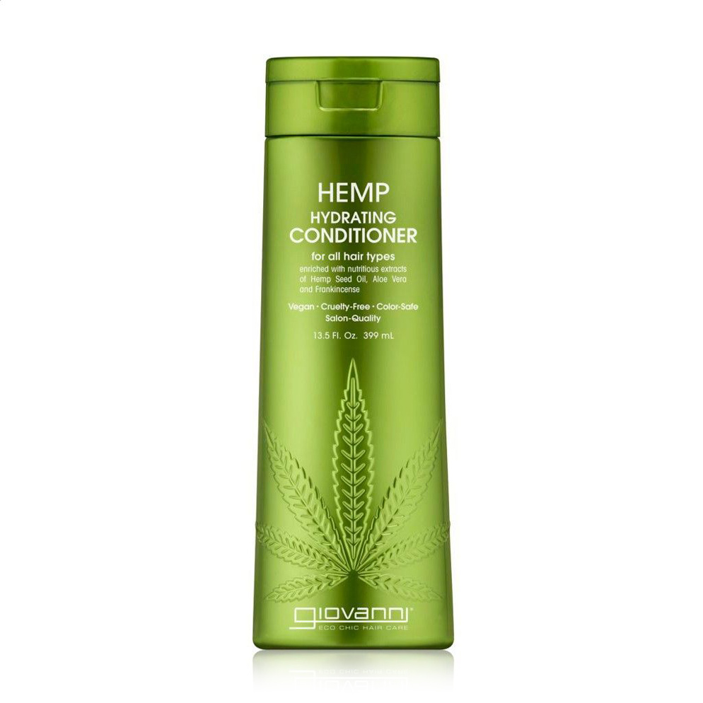 Зволожувальний кондиціонер Giovanni Hemp Hydrating Conditioner для всіх типів волосся, з коноплею, 399 мл