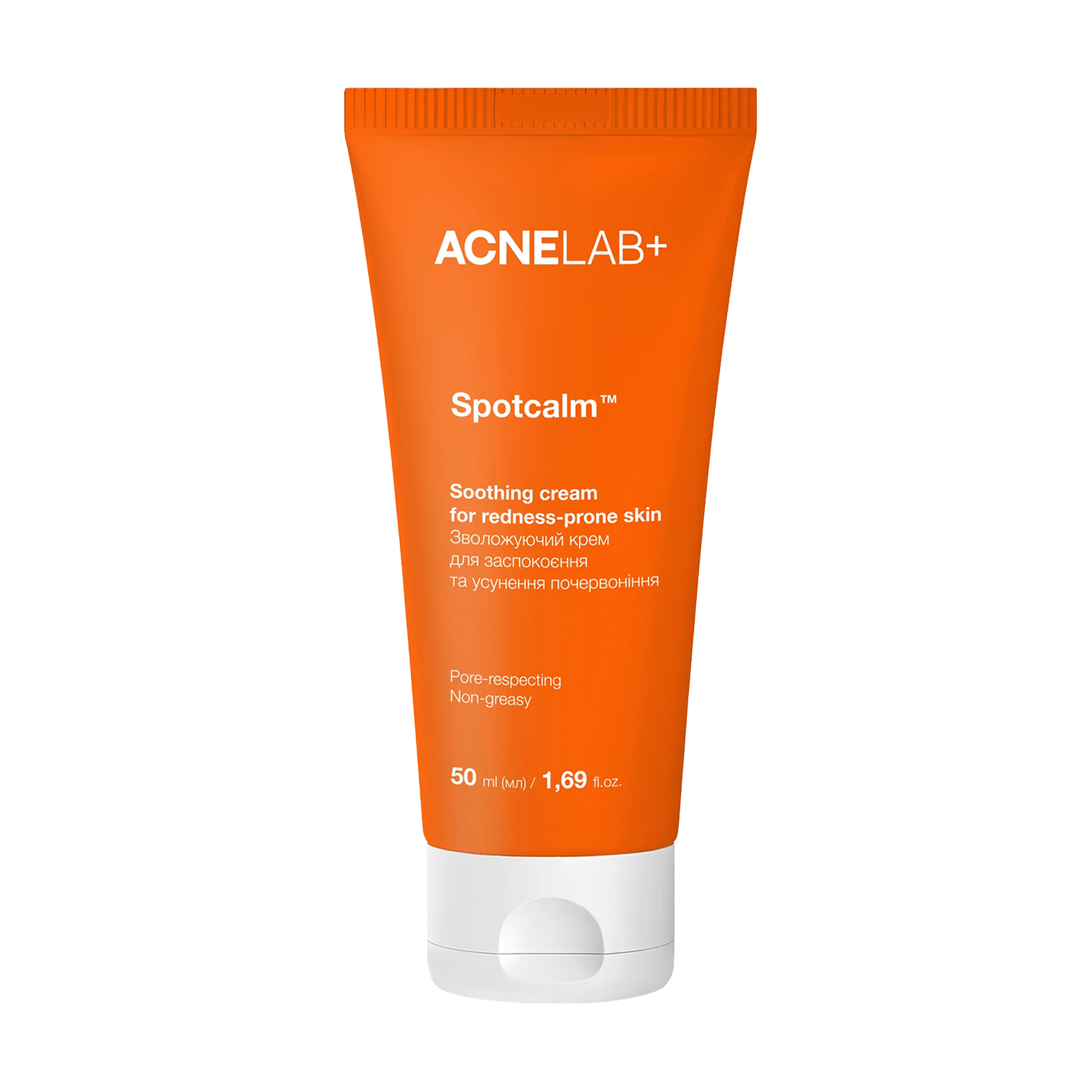 Зволожувальний крем для обличчя ACNELAB+ Spotcalm Soothing Cream For Redness-Prone Skin для заспокоєння та усунення почервоніння, 50 мл