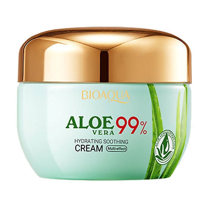 Зволожувальний крем для обличчя Bioaqua Aloe Vera 99% Hydrating Soothing Cream з алое вера, 50 г