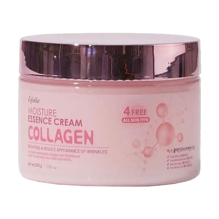 Зволожувальний крем для обличчя Esfolio Moisture Essence Cream Collagen для всіх типів шкіри, з колагеном, 200 г