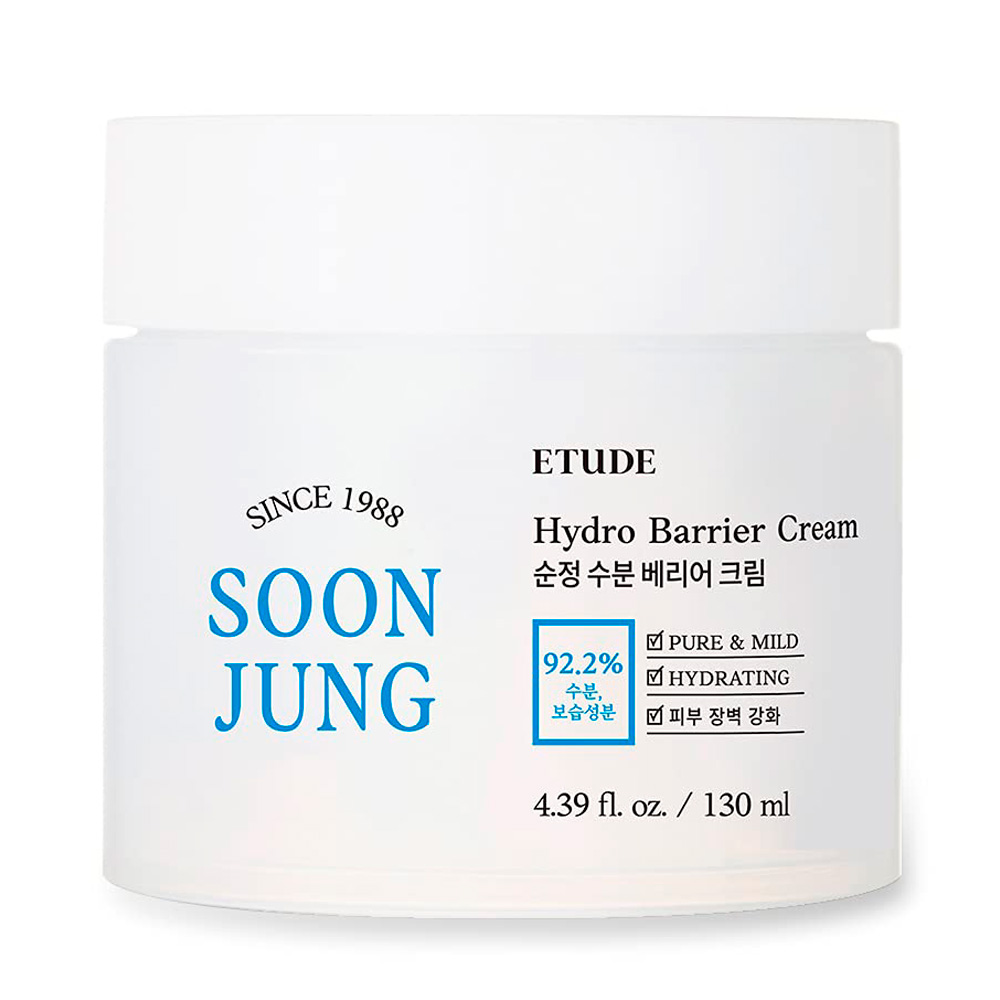 Зволожувальний крем для обличчя Etude House Soon Jung Hydro Barrier Cream, 130 мл