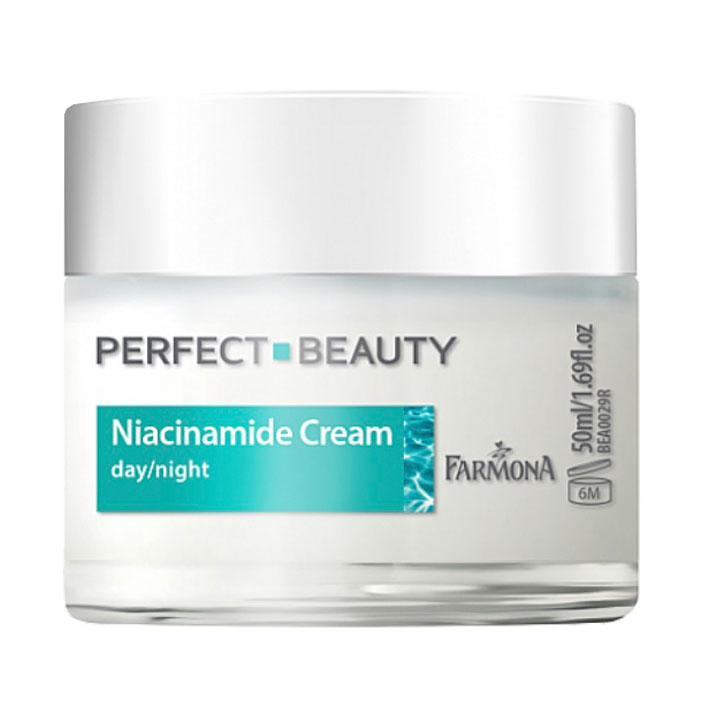 Зволожувальний крем для обличчя Farmona Perfect Beauty від зморщок, з ніацинамідом, 50 мл