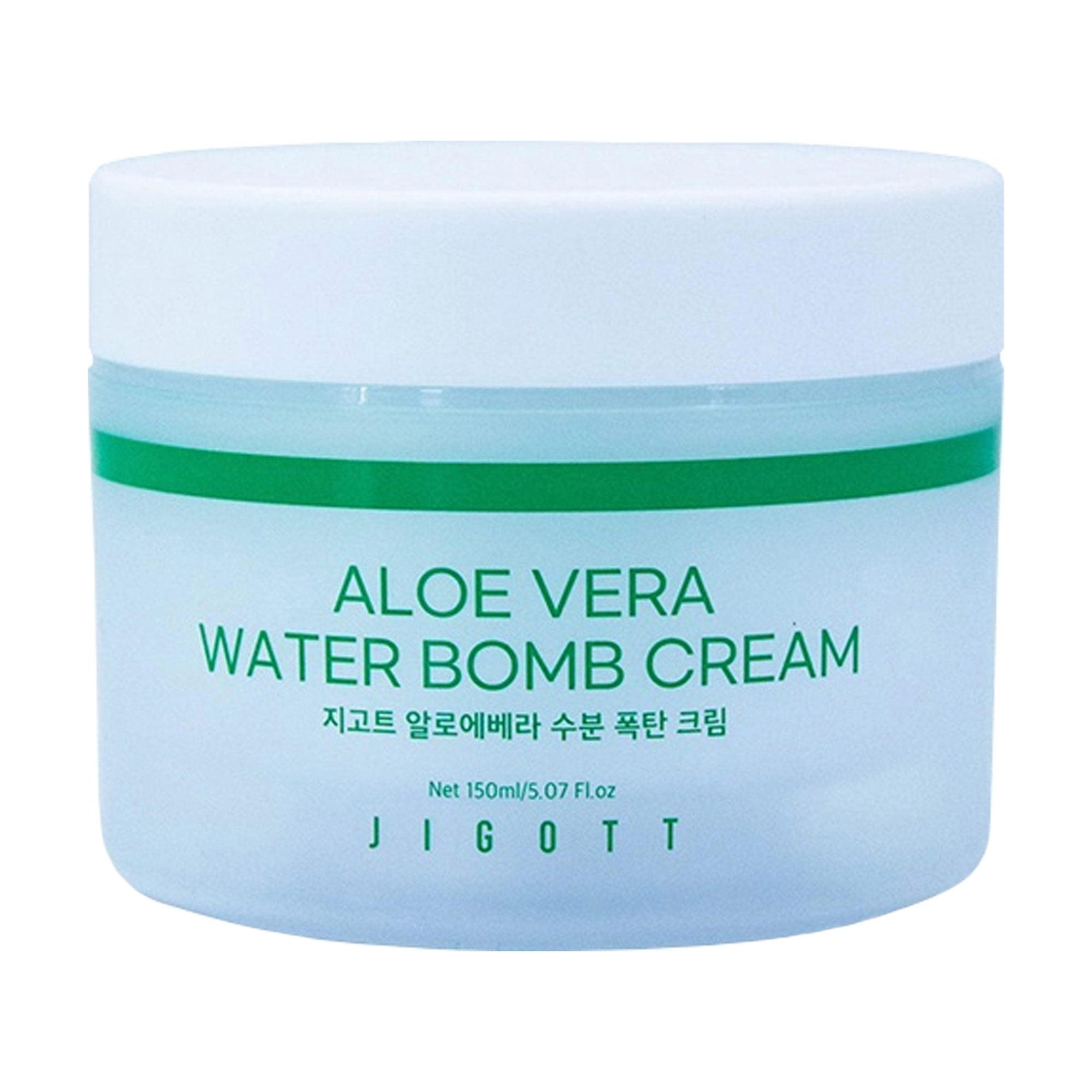 Зволожувальний крем для обличчя Jigott Aloe Vera Water Bomb Cream з екстрактом алое, 150 мл