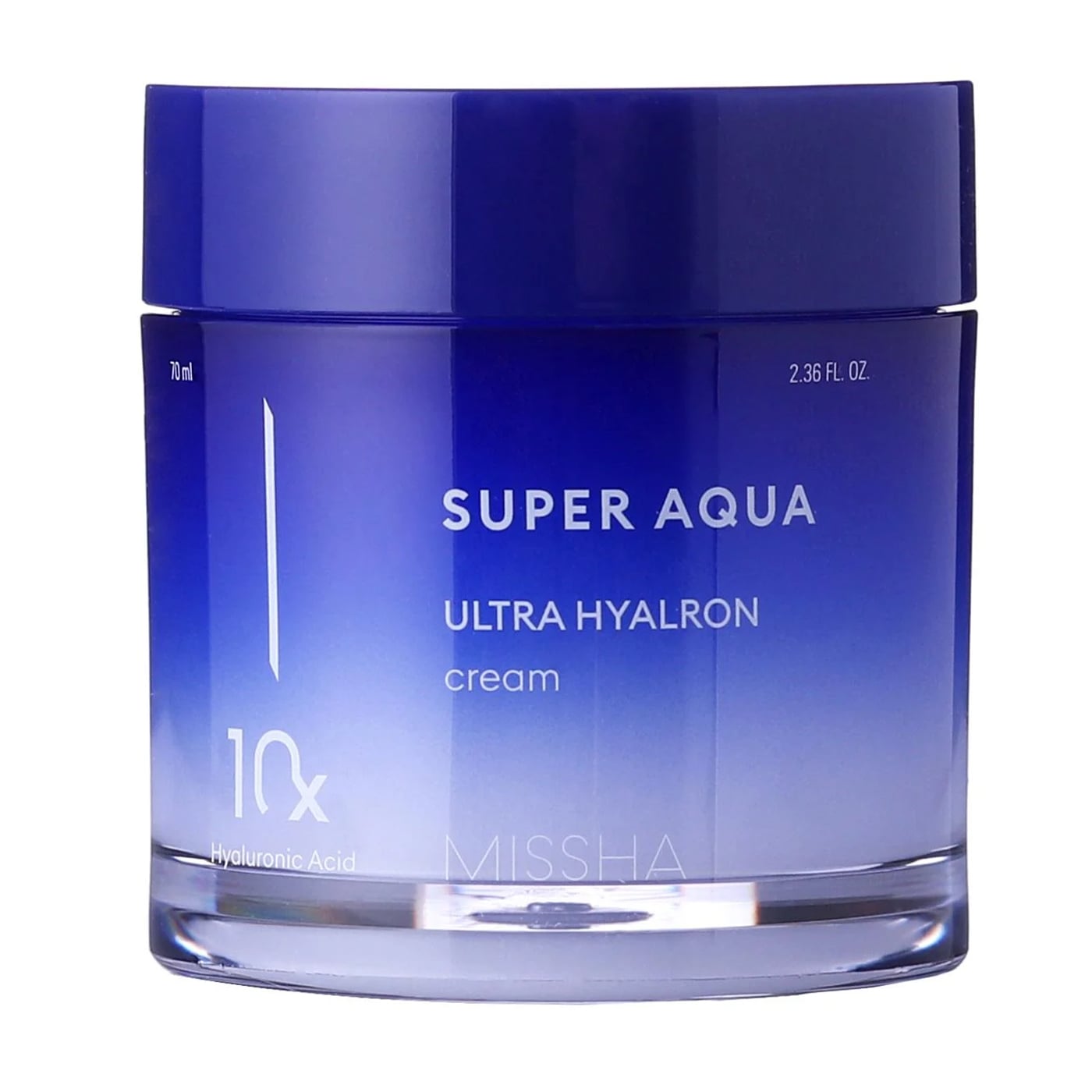 Зволожувальний крем для обличчя Missha Super Aqua Ultra Hyalron Cream з гіалуроновою кислотою, 70 мл