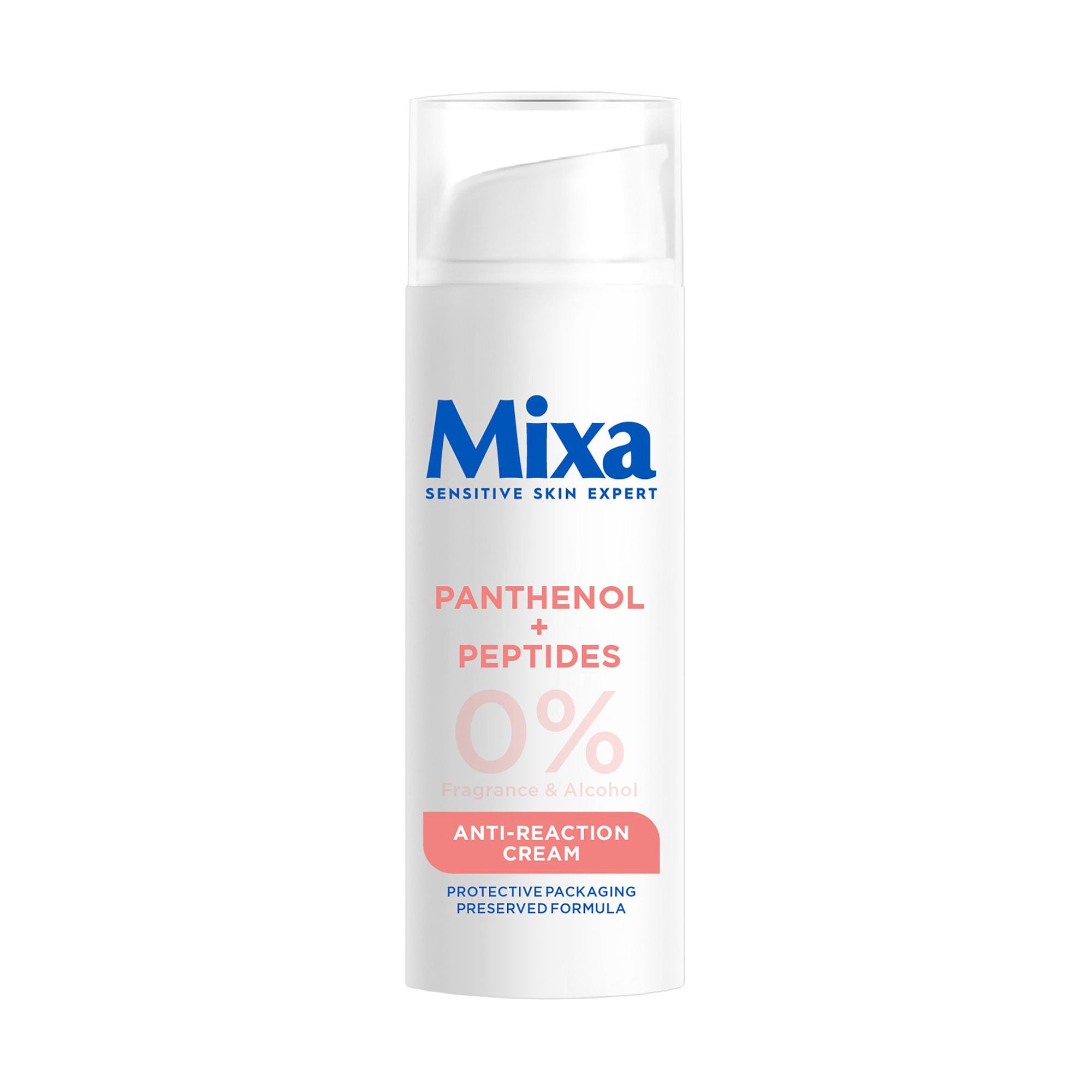 Зволожувальний крем для обличчя Mixa Anti-Reaction Cream з пантенолом, 50 мл