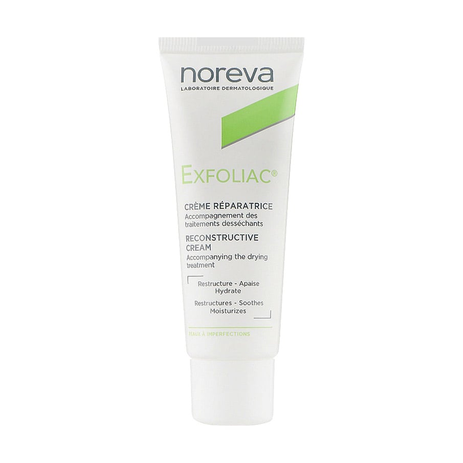 Зволожувальний крем для обличчя Noreva Laboratoires Exfoliac Cream Reparatrice, 40мл
