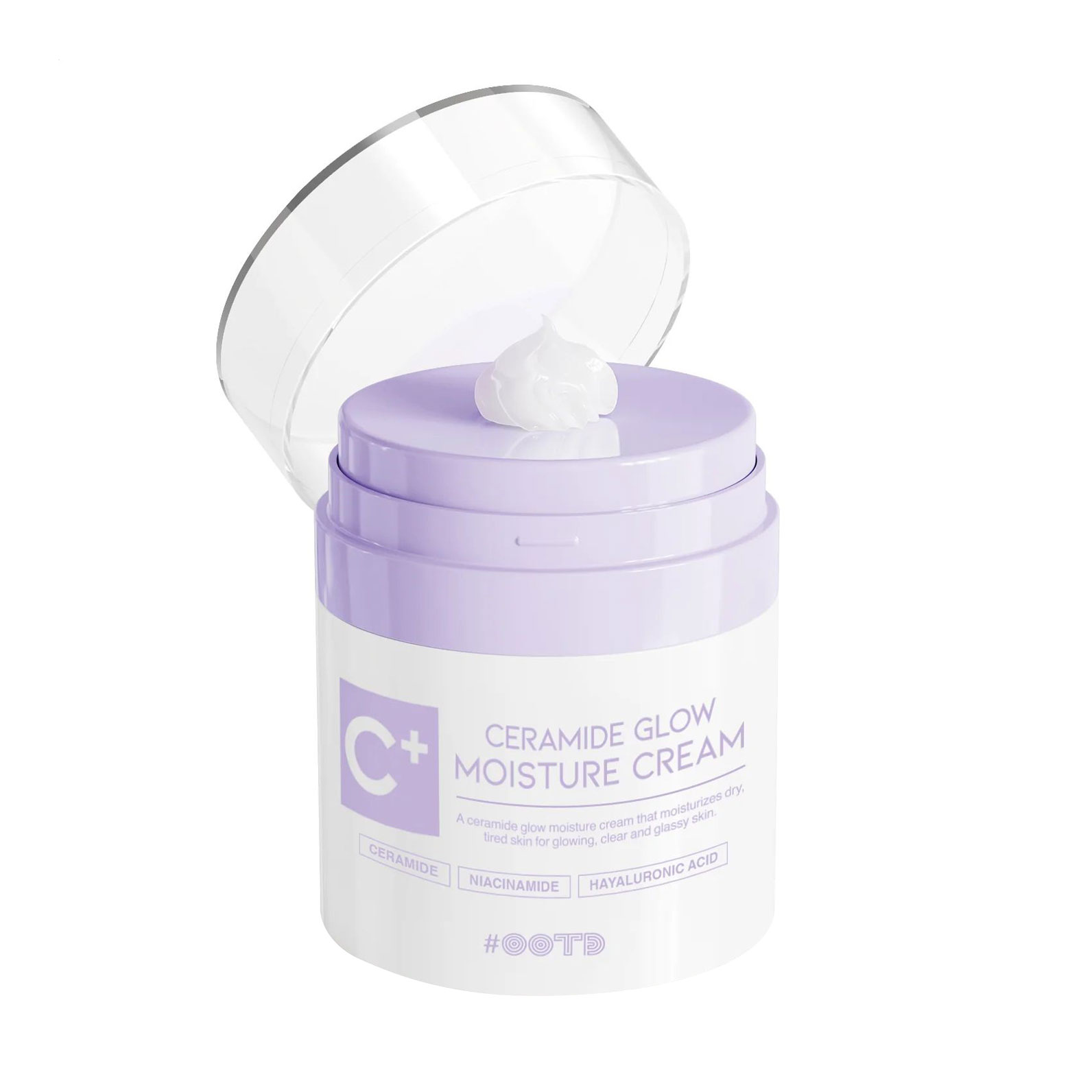 Зволожувальний крем для обличчя OOTD Ceramide Glow Moisture Cream з церамідами, 50 мл