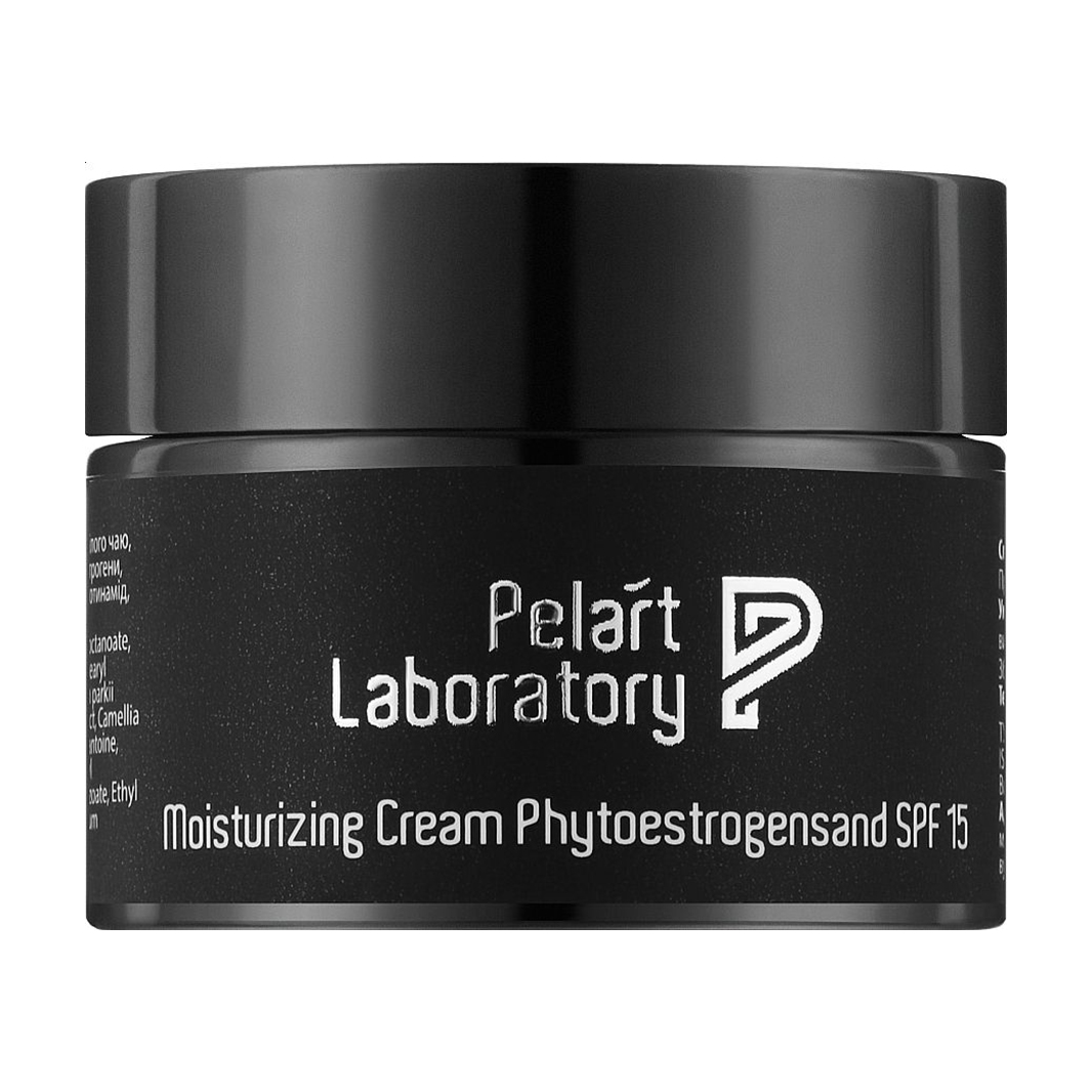 Зволожувальний крем для обличчя Pelart Laboratory Moisturizing Cream With Phytoestrogensand SPF 15, з фітоестрогенами, 50 мл
