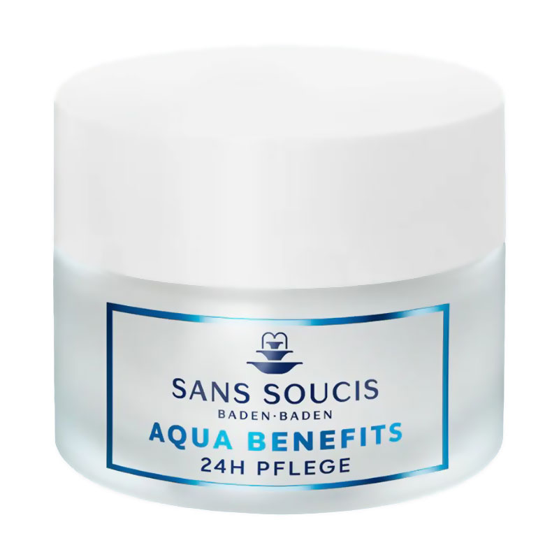 Зволожувальний крем для обличчя Sans Soucis Aqua Benefits 24H Care для нормальної шкіри, 50 мл