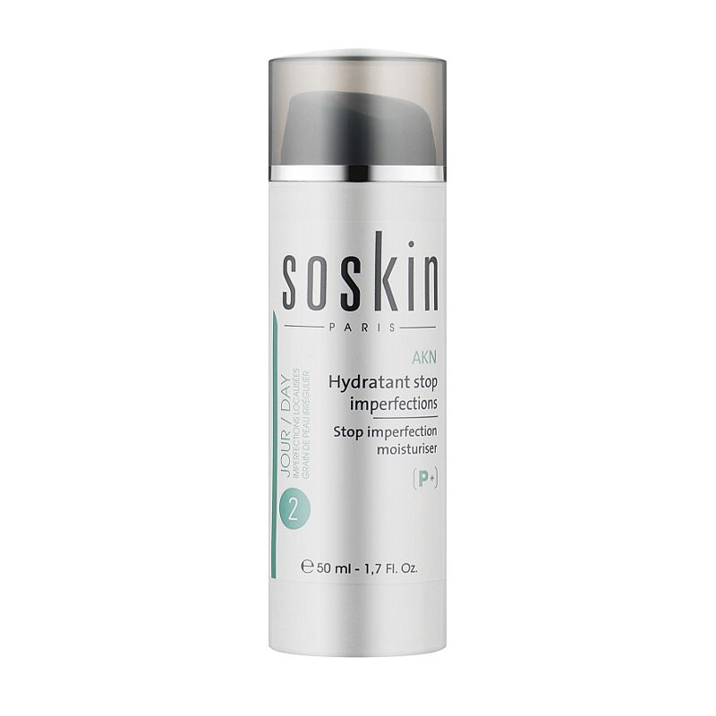 Зволожувальний крем для обличчя Soskin Stop Imperfection Moisturiser для проблемної шкіри, 50 мл
