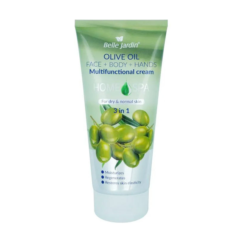Зволожувальний крем для обличчя та тіла Belle Jardin Home Spa Olive Oil, 200 мл