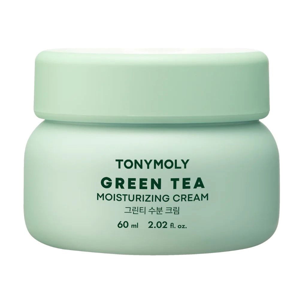Зволожувальний крем для обличчя Tony Moly Green Tea Moisturizing Cream із зеленим чаєм, 60 мл