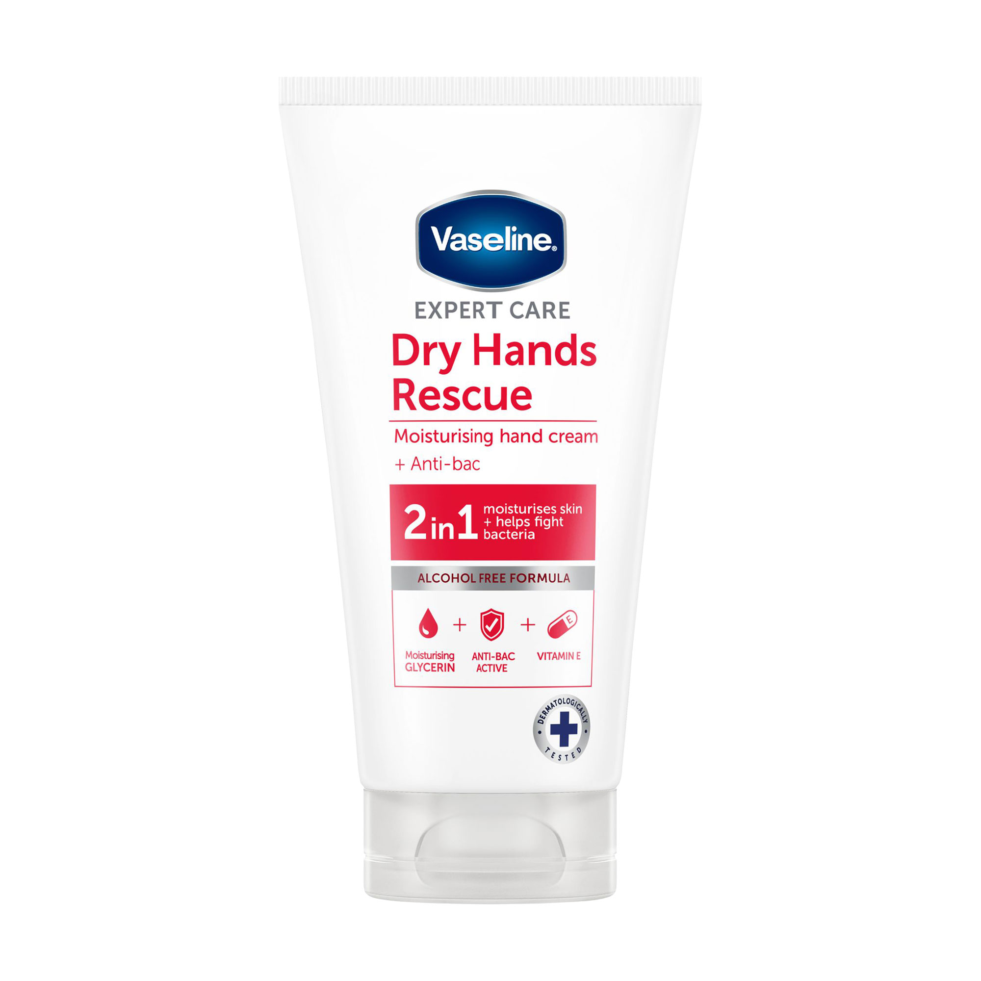 Зволожувальний крем для рук Vaseline Dry Hands Rescue Hand Cream, 75 мл
