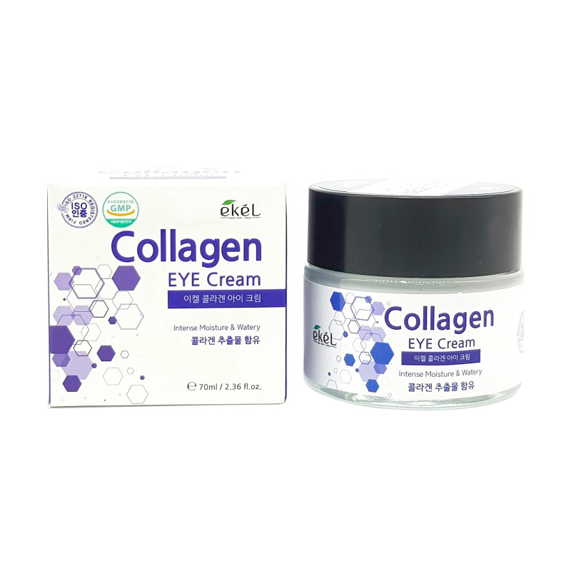 Зволожувальний крем для шкіри навколо очей Ekel Collagen Eye Cream з колагеном, 70 мл