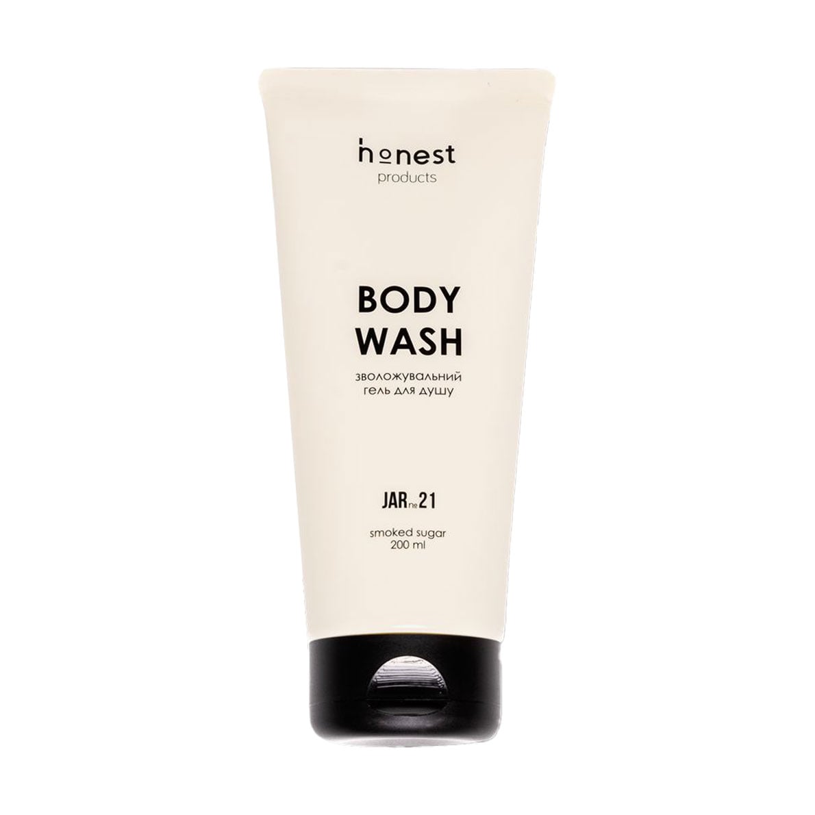 Зволожувальний крем-гель для душу Honest Products Jar 21 Body Wash Smoked Sugar, 200 мл