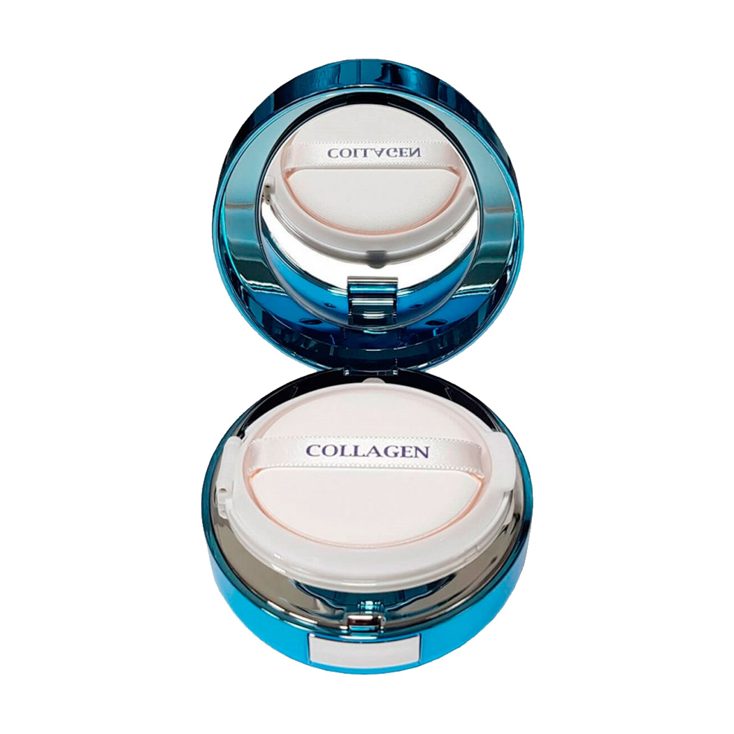 Зволожувальний кушон для обличчя Enough Collagen Aqua Air Cushion з колагеном, 21 Natural Beige, 15 г
