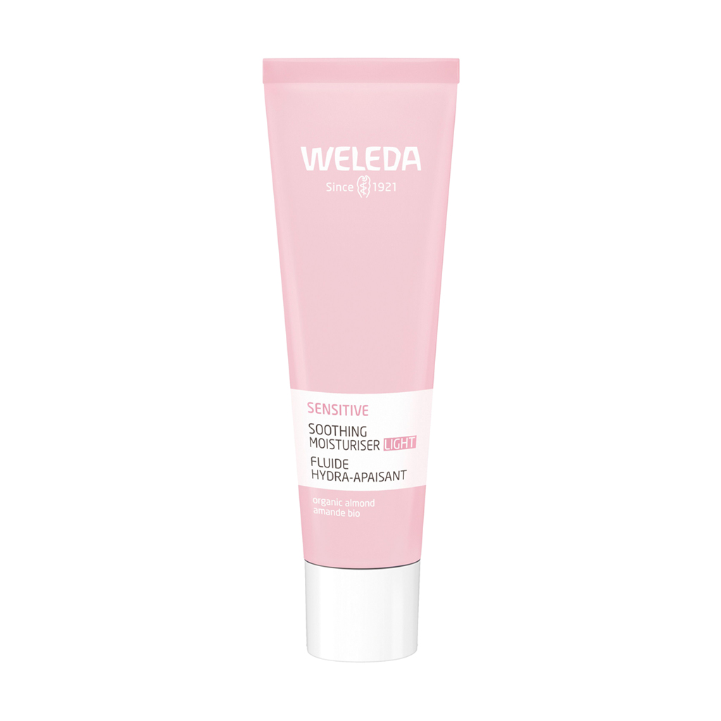 Зволожувальний легкий крем Weleda Soothing Moisturiser Light для чутливої шкіри обличчя, 30 мл