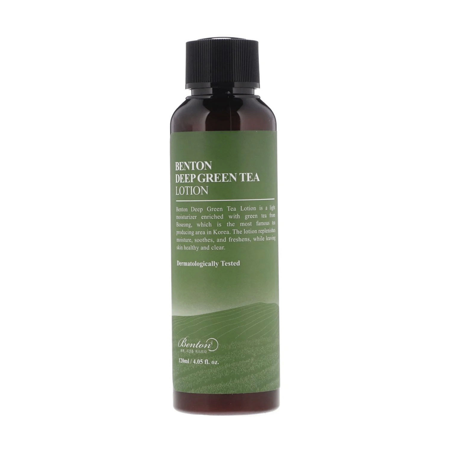 Зволожувальний лосьйон для обличчя Benton Deep Green Tea Lotion з зеленим чаєм, 120 мл