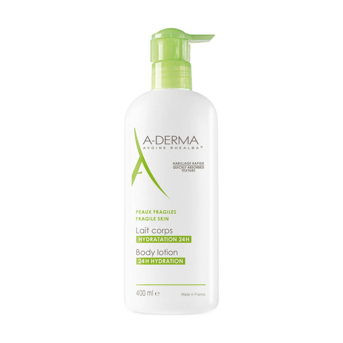 Зволожувальний лосьйон для тіла A-Derma Body Lotion 24H Hydration, 400 мл