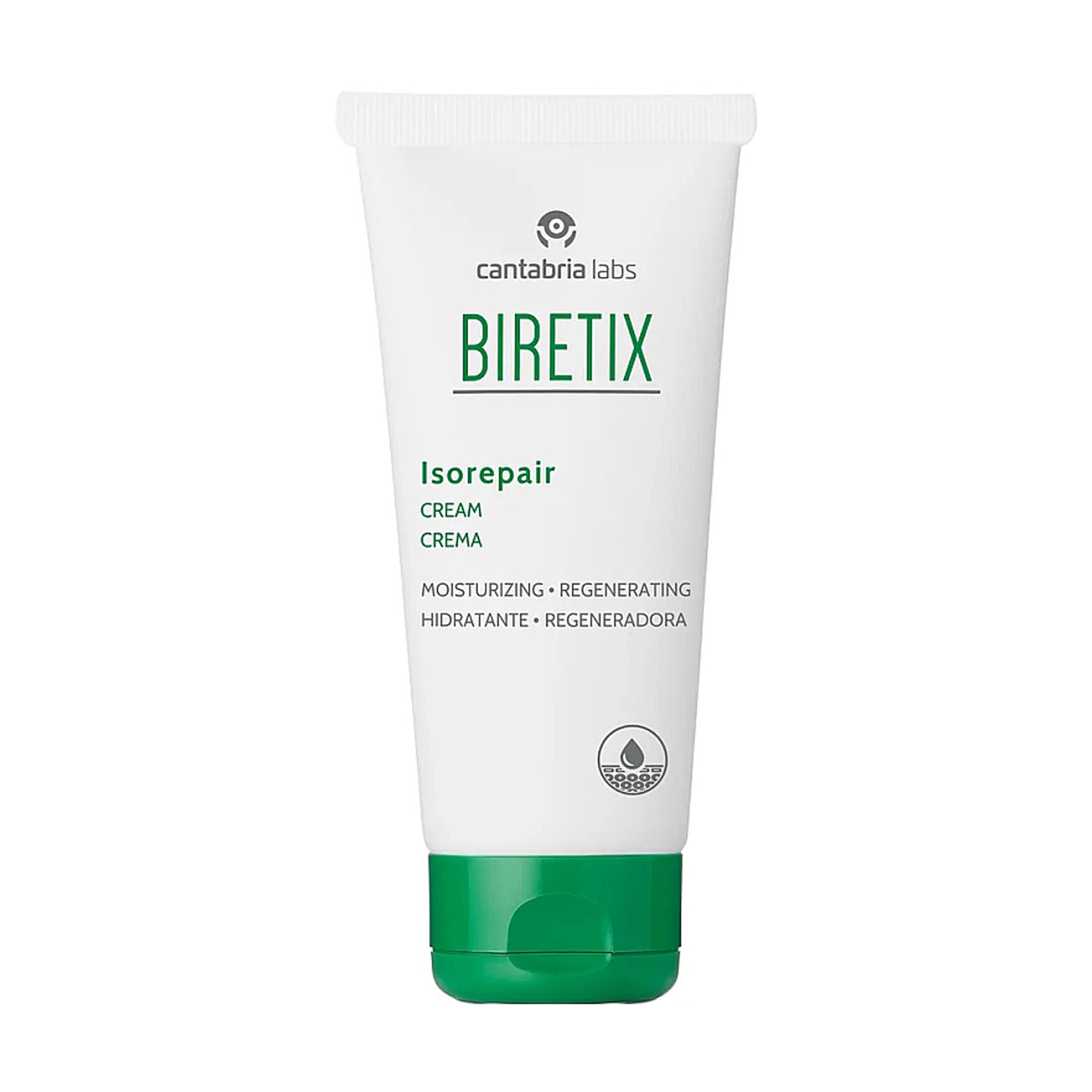 Зволожувальний регенерувальний крем Cantabria Labs Biretix Isorepair Cream для проблемної шкіри обличчя, 50 мл