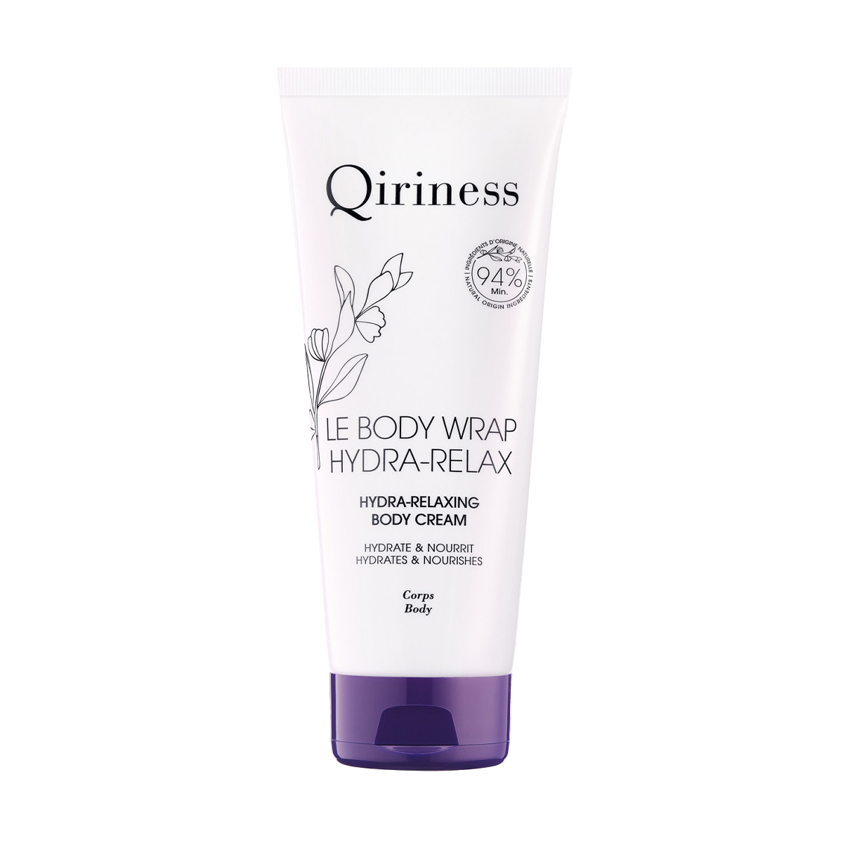 Зволожувальний регенерувальний крем для шкіри тіла Qiriness Hydra-Relaxing Body Cream, 200 мл