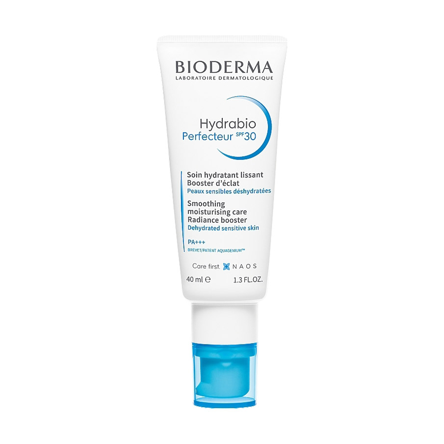 Зволожувальний розгладжувальний засіб для обличчя Bioderma Hydrabio Perfecteur Smoothig Moisturising Care Radiance Booster SPF 30, 40 мл