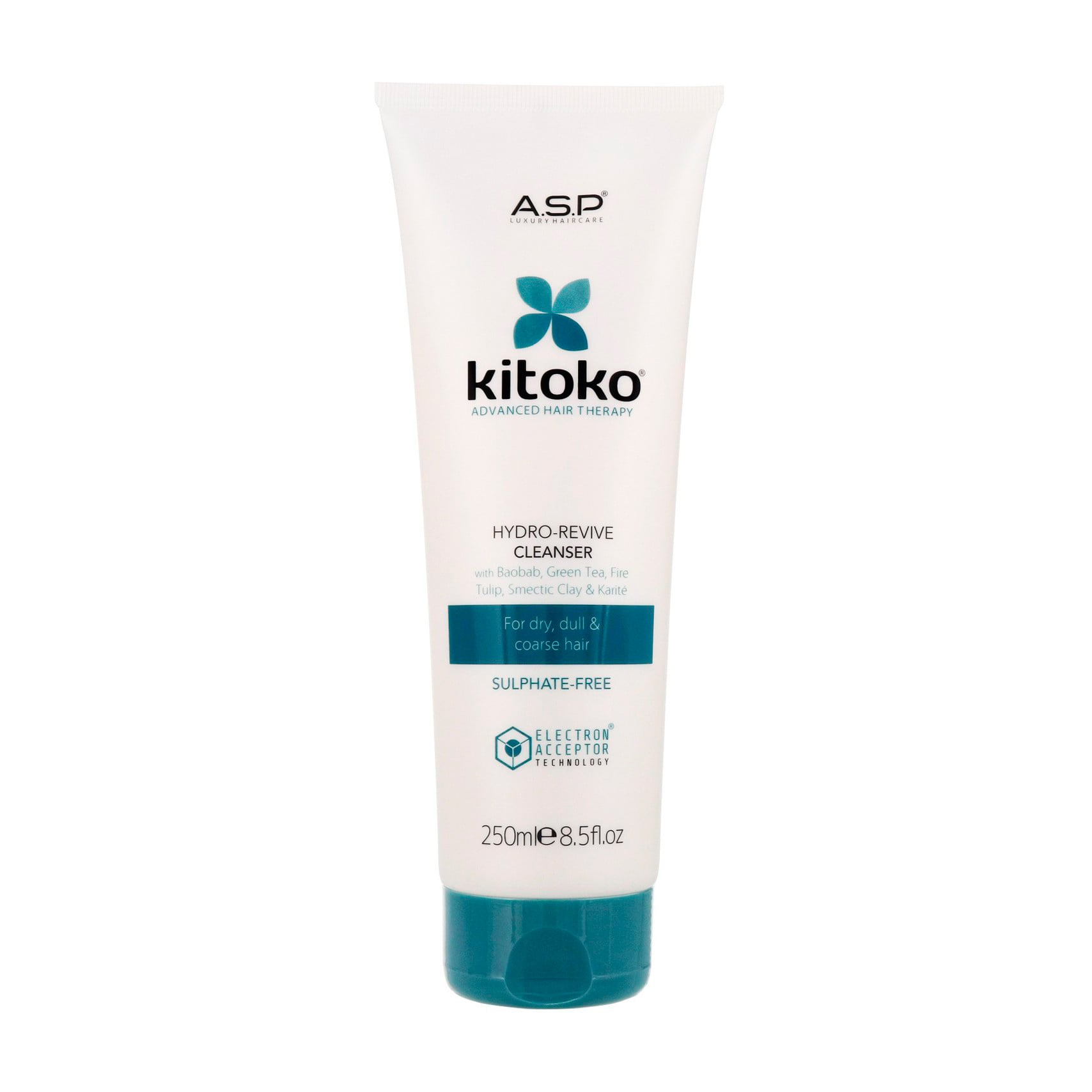 Зволожувальний шампунь A.S.P Kitoko Hydro-Revive Cleanser для сухого, тьмяного та посіченого волосся, 250 мл