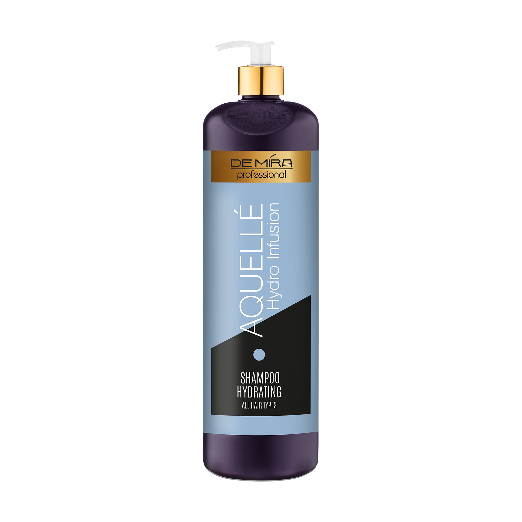 Зволожувальний шампунь DeMira Professional Aquelle Hydro Infusion Hydrating  Shampoo для всіх типів волосся, 1 л