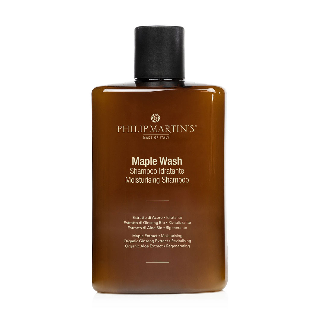 Зволожувальний шампунь для сухого волосся Philip Martin's Maple Wash Moisturising Shampoo з кленовим екстрактом, 320 мл