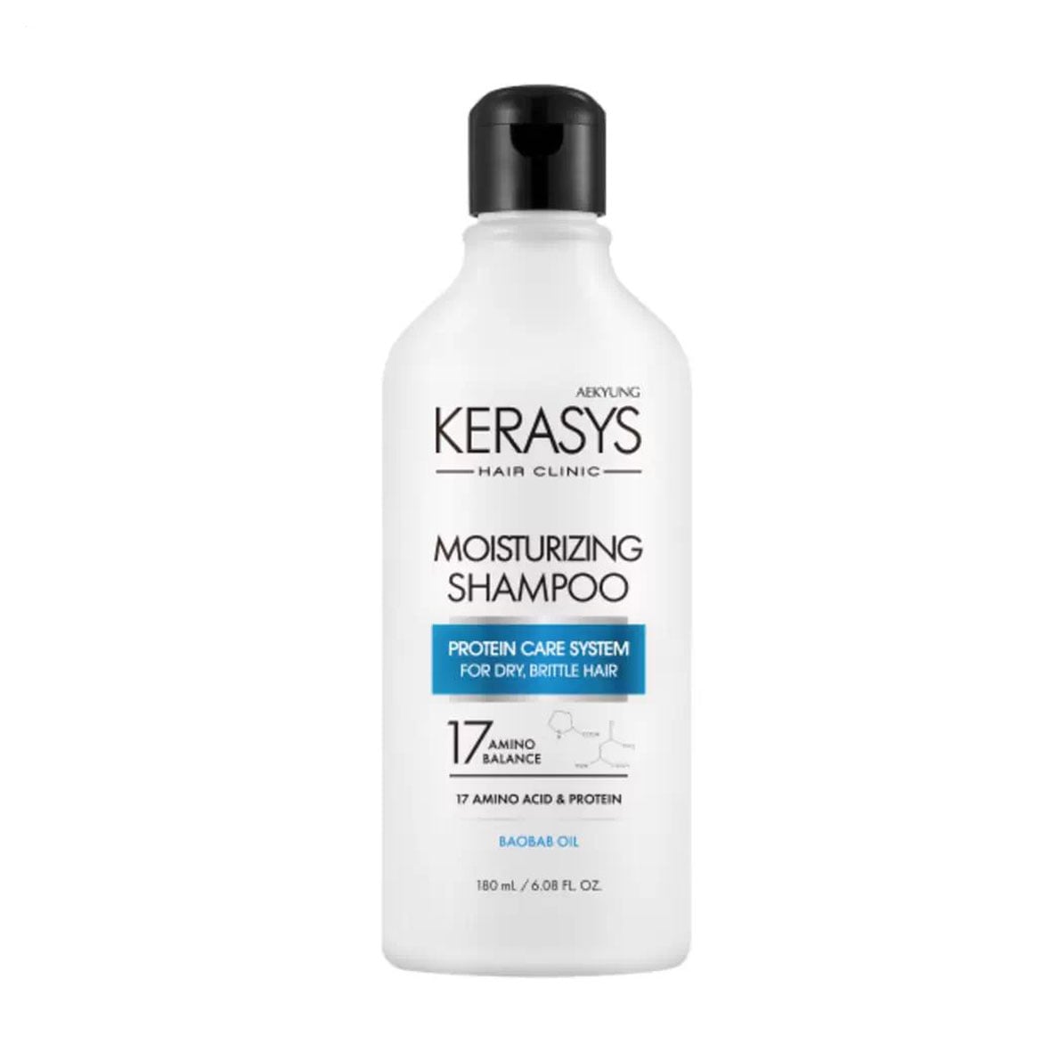 Зволожувальний шампунь для волосся KeraSys Hair Clinic Extra-Strength Moisturizing Shampoo, 180 мл