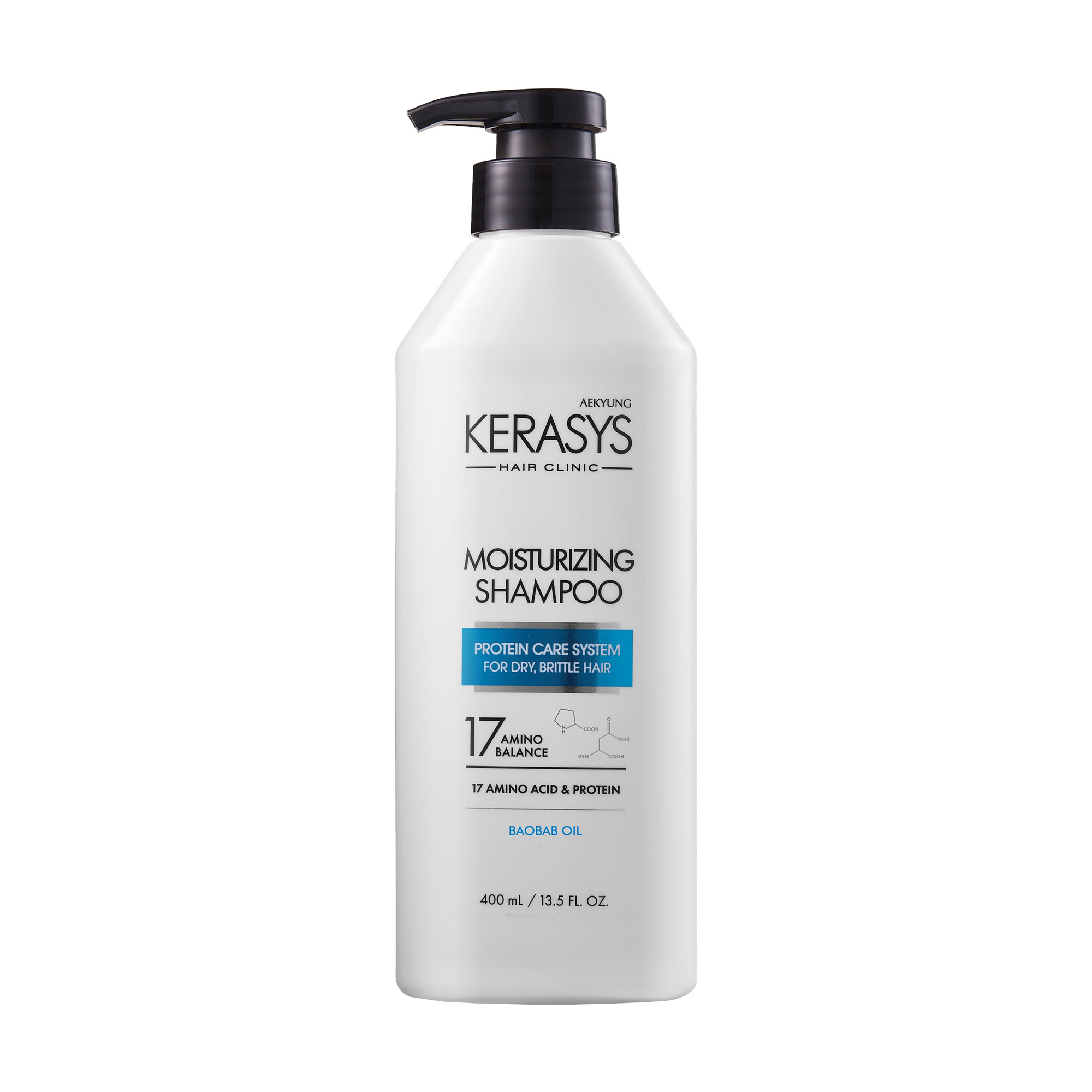 Зволожувальний шампунь для волосся KeraSys Hair Clinic Extra-Strength Moisturizing Shampoo, 400 мл