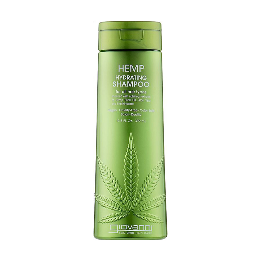 Зволожувальний шампунь Giovanni Hemp Hydrating Shampoo для всіх типів волосся, з коноплею, 399 мл