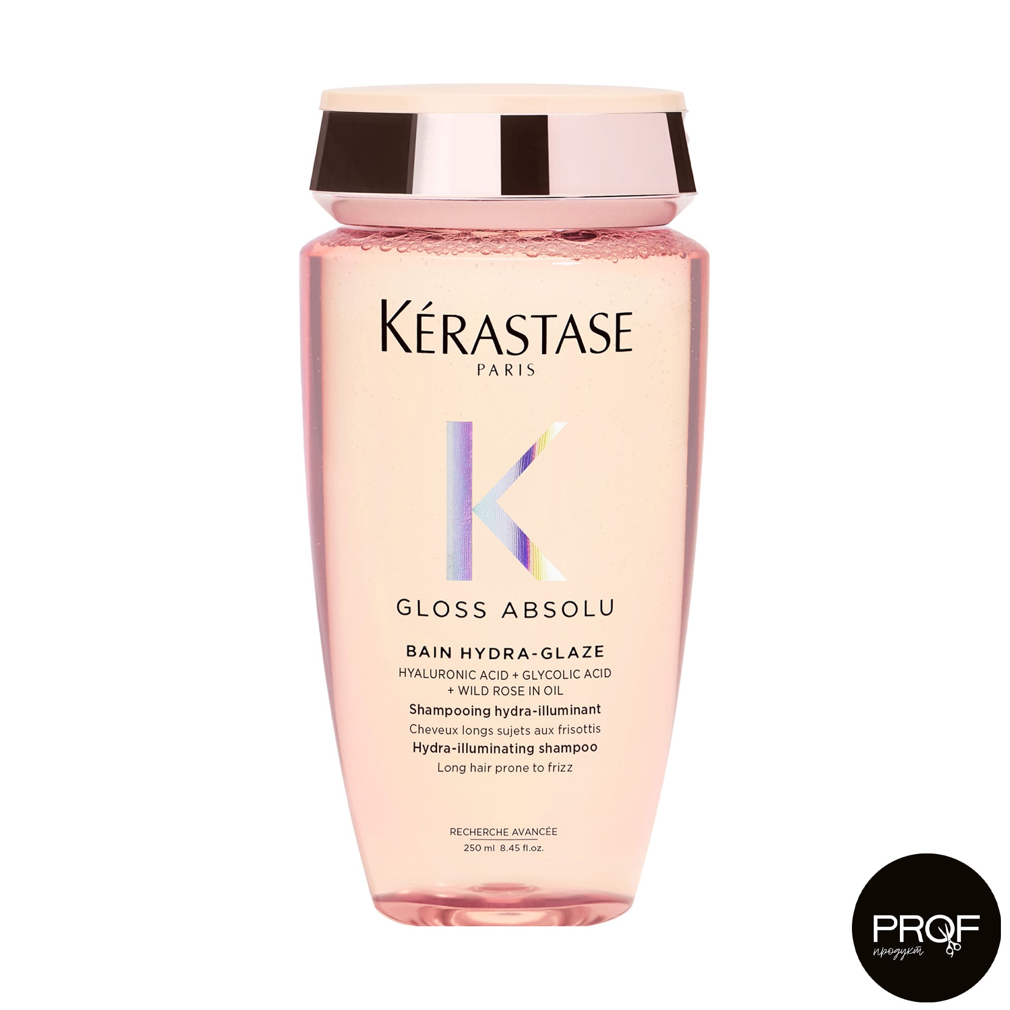 Зволожувальний шампунь-ванна Kerastase Gloss Absolu Bain Hydra-Glaze Hydra-Illuminating Shampoo для блиску довгого, неслухняного волосся, 250 мл